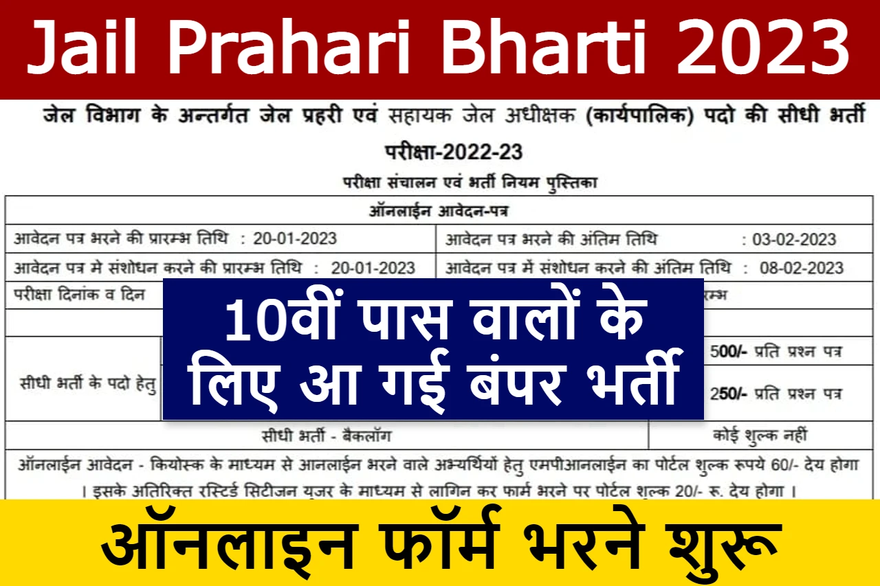 Jail Prahari Bharti
